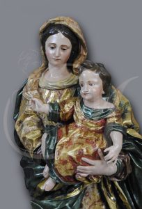 Detalle Virgen y Niño Jesús - DESPUÉS